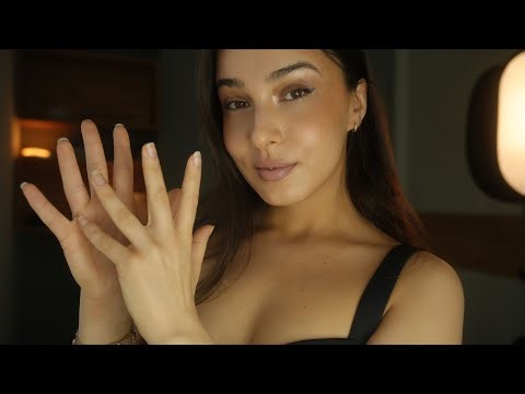 ASMR Hand Movements, No Talking (reiki hand movements to make you sleepy, inaudible)