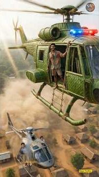 crafted his Monster Helicopter 🚁 from Bamboo streak and Palm leaves | Naya yodha#woodscraft #ai