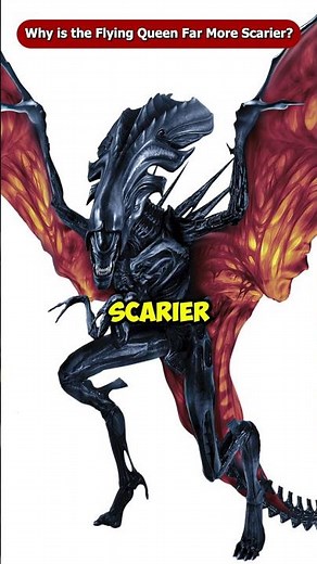 Why is the Flying Queen Xenomorph far More Scarier than you Think? #shorts #Viral #Facehugger