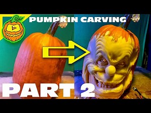 The Ghoulish Clown Pumpkin: A Masterclass in Pumpkin Carving (Part 2)