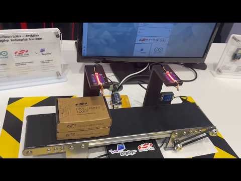 Arduino Nano Matter Running Native Zephyr, Industrial IoT Demo