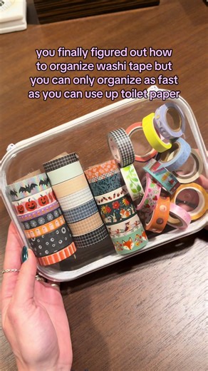 Free and Easy Washi Tape Organization Hack