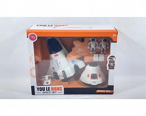 [Hot Item] Rocket Space Exploration Aircraft Shuttle Rocketmodels Astronaut Mission Rocket Toy
