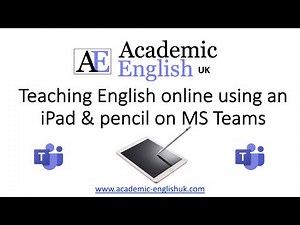 iPad & pencil on Microsoft Teams