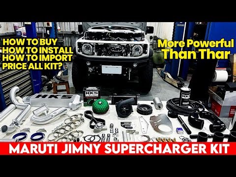 Maruti Jimny Supercharger Kit Installed In India - HKS Engine Tuning Kit – More Powerful Than Thar