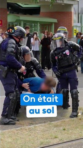 Police brutality: High school students speak out after a CRS charge in Paris 🪧
