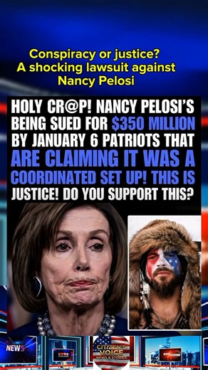 Viral Claim: January 6 Protesters Sue Nancy Pelosi for $350 Million