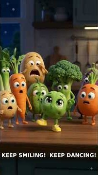 🥕😂 Veggie Dance Party! | Funny Vegetable Dance for Kids 🌽🥦