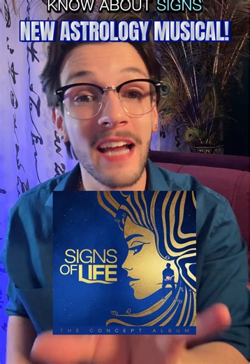 There's a ZODIAC musical?? Signs of Life by Christopher DeLair is the ✨astrology musical✨ we didn't know we needed 🤩 I can't recommend it enough! @Signs of Life Musical #astrology #broadwaystars #newmusical #jinkxmonsoon @Joy Machine Records @TheArtsInsider