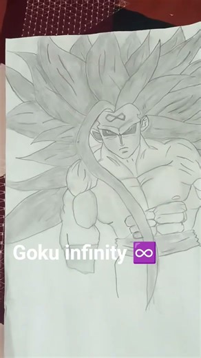 Goku infinity drawing | Creative Artist Aryan | #punjabisong