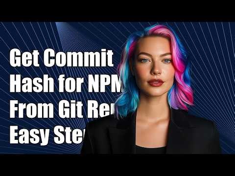 how can I get the commit hash for a package installed via NPM from a git repo?