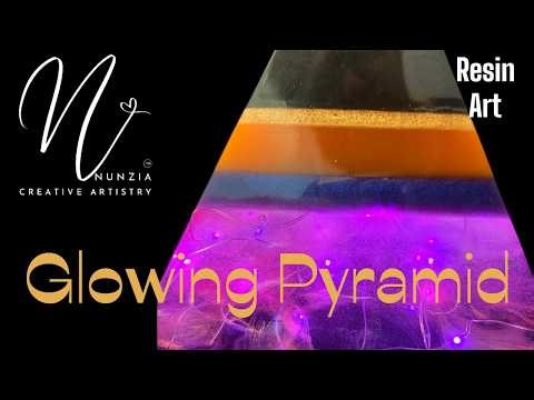 Watch This Resin Pyramid Light Up!