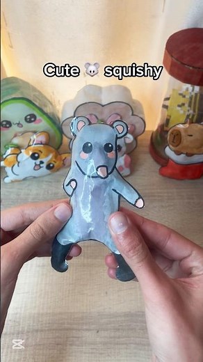Cute squishy 🐭 #squishy #papersquishy #diy #cute #crafts #papercraft #ratdance #cutecraft