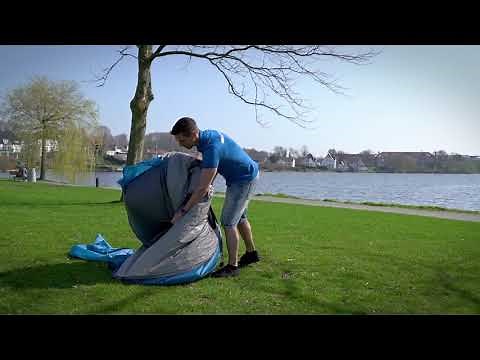 Alle kan slå et Pop Up telt op, men hvordan pakker man det ned igen?