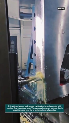 High-Speed Metal Cutting Process | Precision CNC Machining Satisfying