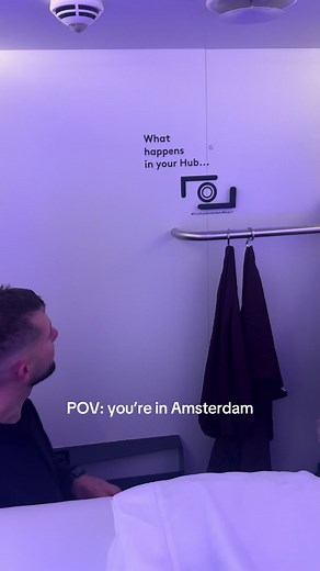It’s the city of Red Lights after all🤣 #amsterdam #fyp #justajoke