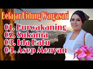 Belajar kidung kawitan wargasari Bali untuk mengiringi upacara dewa yadnya