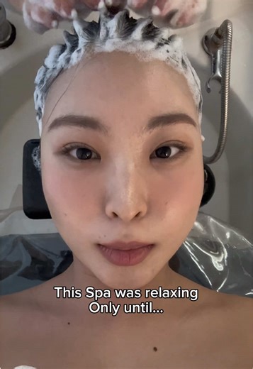 Didn’t expect to clean🍒 here #spaday #skincareroutine #headspa #bodycare #skinglow