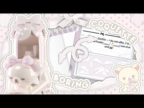 ⋆꩜｡How to make a COQUETTE/CUTE profile in adopt me! 𐔌՞ ܸ.ˬ.ܸ՞𐦯 Tips, speed design, doc with symbols!