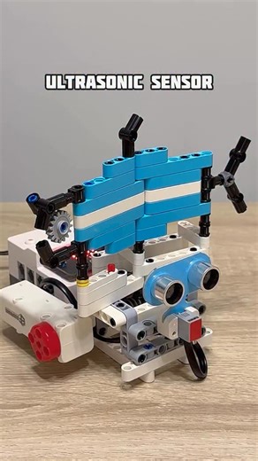 Ultrasonic Sensor #diyprojects #elecfreaks #lego #legotechnic #technology #mechanism #mechanical #engineering | Bricks Master Builders