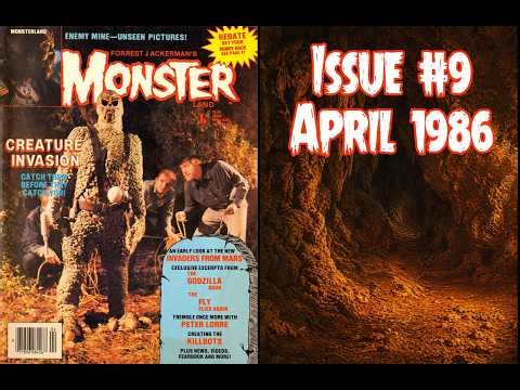 Forrest J Ackerman’s MonsterLand — Issue Number 9 — April 1986
