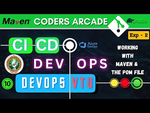DevOps VTU Experiment 2 || Working with Maven Project, POM File, Dependencies, Plugins | BCSL657D