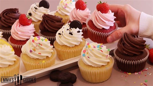How to Make Assorted Cupcakes Using Only 1 Recipe