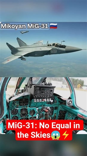 MiG-31: No Equal in the Skies #military #flyingboat