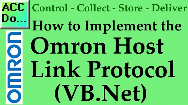 Implementing the Omron Host Link Protocol VB.Net