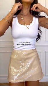 The hottest skort of the season! 🌴 Built-in mini shorts & micro style, our limited edition Ibiza Sequin Skort is a summer essential 🌺 | Shop Priceless