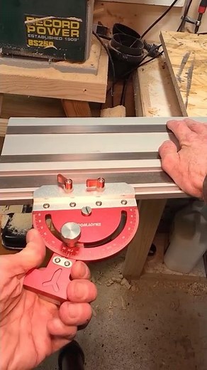 Evolution Track Saw Rail + Enjoywood Multi-Angle + Festool. #workshopbuild #smallworkshop