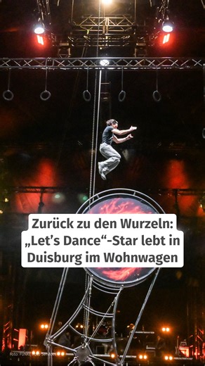 🤸Artist René Casselly lebt in Duisburg in einem Wohnwagen. Für den Zirkus Flic Flac steigt der „Let‘s Dance“-Star ins Todesrad. | WAZ Duisburg