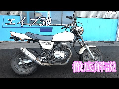 【エイプ50】ホンダApe50の魅力を解説！カスタム性とMT原付の最高峰！！
