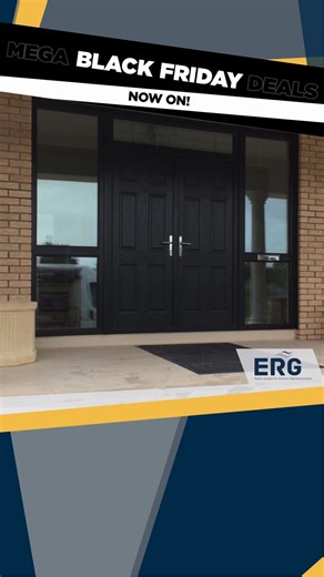 Take advantage of Mega Black Friday Deals and replace your old door today. Improve your home’s energy efficiency before the temperatures get colder! Explore our stylish range of options and get your free quote today! Why choose ERG? ✔️ FREE no-obligation quotes ✔️ Comprehensive guarantee ✔️ Price Promise – we’ll beat any like-for-like quote ✔️ Try before you buy at our Invergordon showroom Request a free quote today! | ERG Scotland