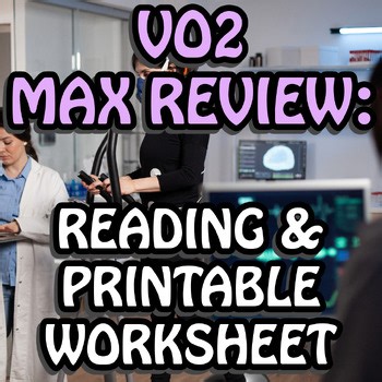 VO2 Max Reading & Review Worksheet – 1-Page Passage, 10 Questions   Answer Key