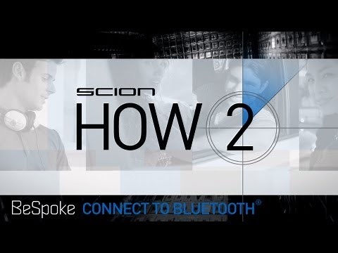 Scion How 2 - Connect to Bluetooth with BeSpoke Premium Audio