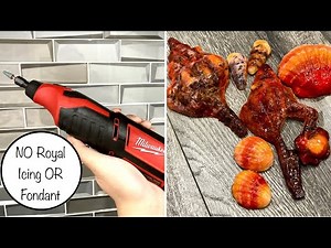 How to Make Sculpted Seashell Cookies | How to Decorate Sugar Cookies WITHOUT Royal Icing