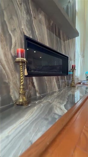 😍 My living room is why I never leave! | Stunning Fireplace Accent Wall