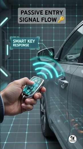 How Your Car Unlocks Without a Key? 🤯 PEPS Explained #shorts