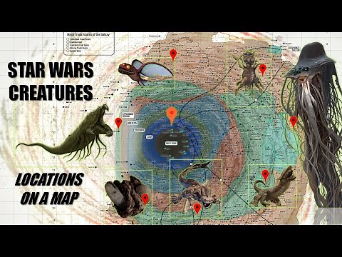 Location of Space Creatures In the Star Wars Galaxy Map