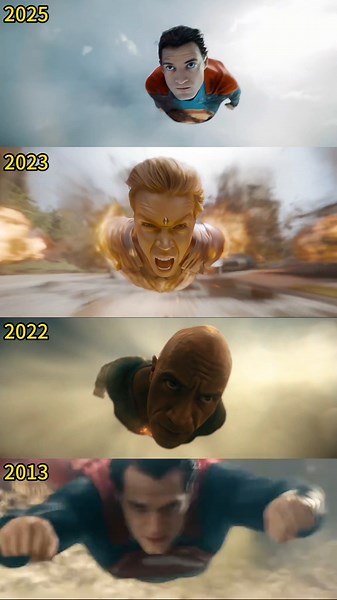 Comparación de vuelos de Superman 2025 en 4K
