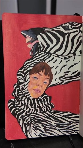 She's Connected to a Zebra ... But Why? 🦓