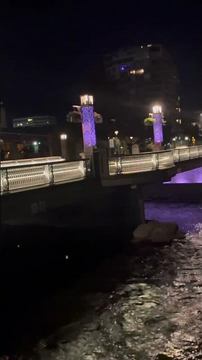 The New Arlington Street Bridge at Night #renonevada #infrastructure #wanderlustnook