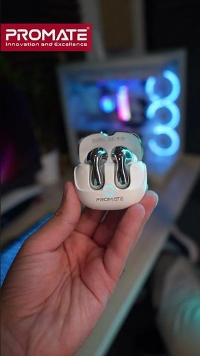 Baton: High-Definition Hybrid ANC TWS Earbuds with IntelliTouch #promate #بروميت