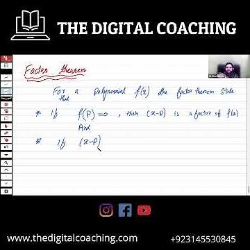 Polynomial || AS Edexcel Math P2 || The Digital Coaching