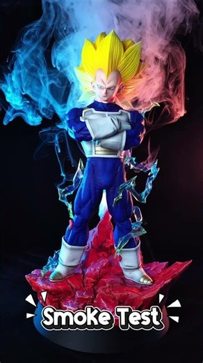 Smoke Test #dragonball #vegeta #photo #photography #smoke #figure #paint #manga #anime