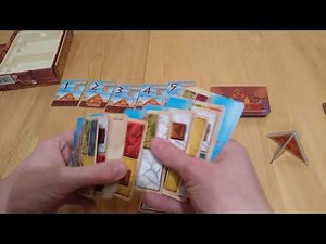 Pyramids board game - how to setup play and review * Amass Games * HD Brett J.Gilbert Egypt box