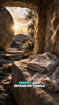 O que significa o sudário de Jesus dobrado à parte? #pascoa