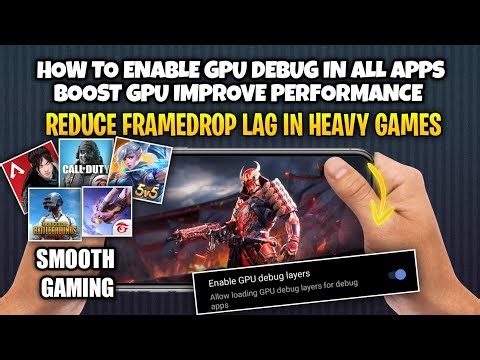 How To Enable GPU DEBUG LAYERS IN ALL APPS BOOST GPU FIX FPSDROP LAG