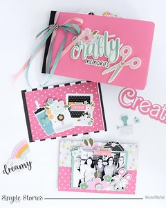 84 reactions · 3 comments | Who needs therapy when you have crafty friends and a cute album to prove it?  We’re obsessed with @nicolemartel1978 adorable album featuring our NEW Crafty Friends collection! It’s chunky, it’s cute, and it’s a total mood-booster! https://www.simplestories.com/blogs/news #Simplestories #shareyourstorysimply #sscraftybabe #scrapbooking #minialbum | Simple Stories | Facebook